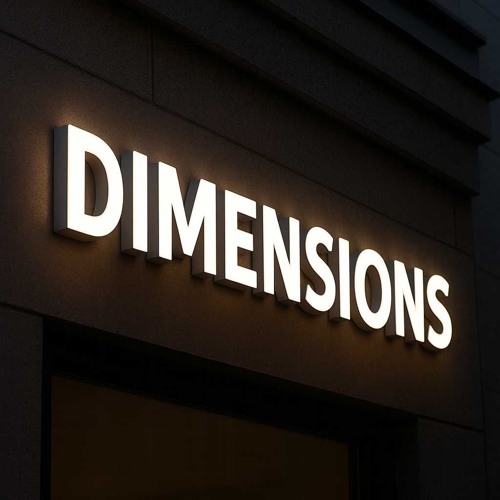 Enseigne en lettres boitiers lumineuses pose en lettre à lettre 