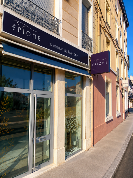 Enseigne drapeau recto verso sur mesure à Oullins Rhône alpes 69