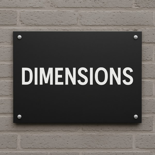 Enseigne non lumineuse en Dibond avec adhésif polymère haut de gamme (sans relief) à Aix en Provence, Aubagne, Marseille et toute la région PACA