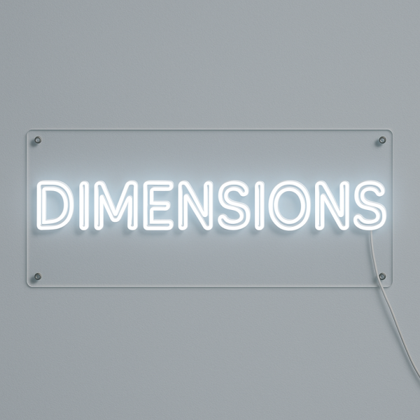 Enseigne Fleximat Led blanc froid