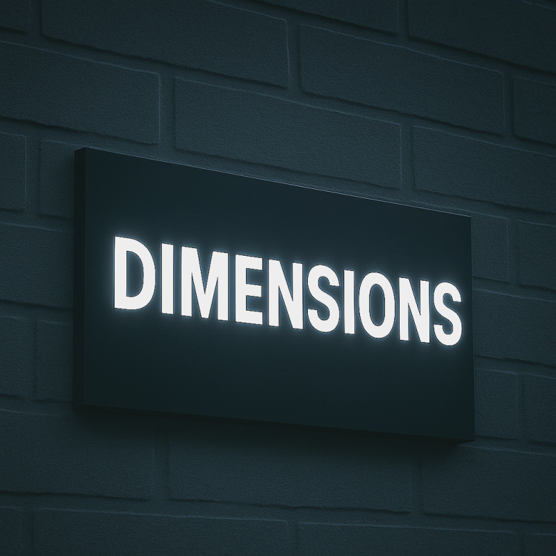 Enseigne lumineuse en caisson Dibond Alu B30 évidé avec plexiglass diffusant et rétroéclairage LED (sans relief) à Aix en Provence, Aubagne, Marseille, Toulon et Région PACA